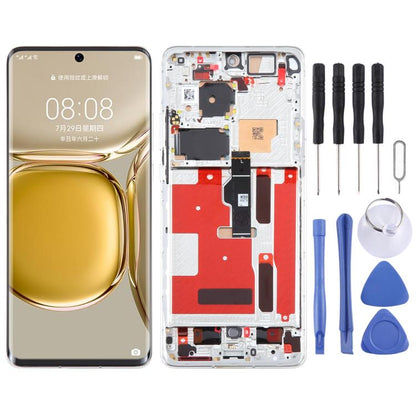 Écran LCD d'origine pour assemblage complet de numériseur Huawei P50 Pro avec cadre