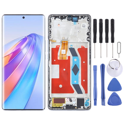 Écran LCD d'origine pour l'assemblage complet du numériseur Honor X40 avec cadre