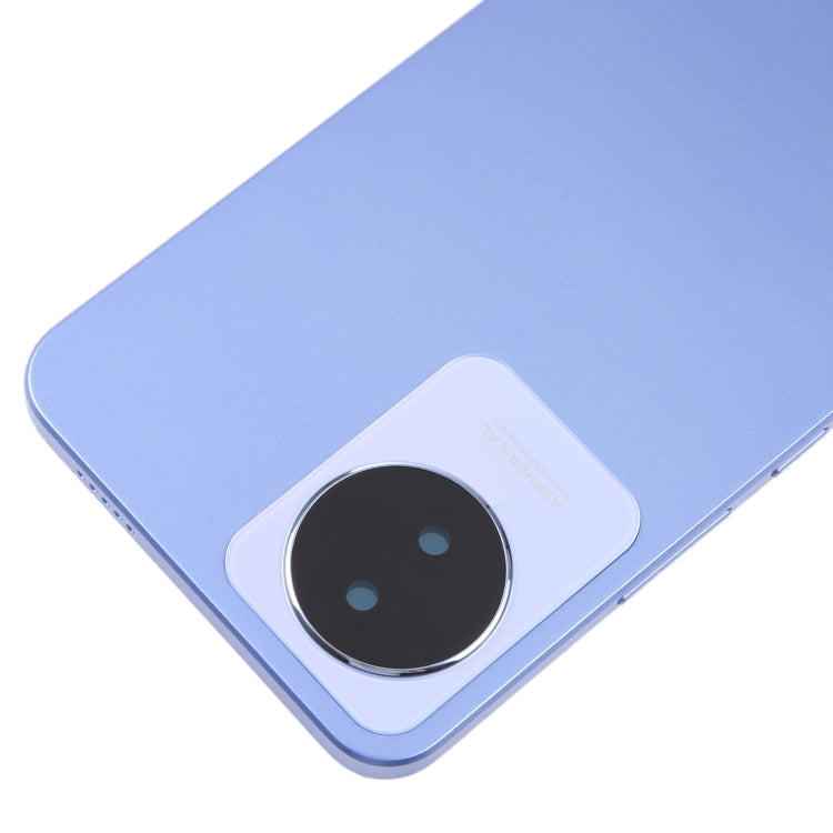 Pour vivo Y02 couvercle arrière de batterie d'origine avec couvercle d'objectif d'appareil photo