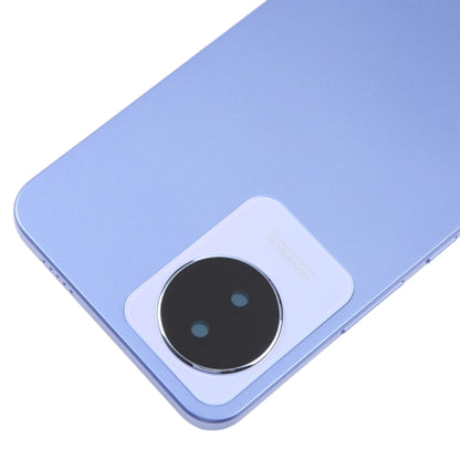 Pour vivo Y02 couvercle arrière de batterie d'origine avec couvercle d'objectif d'appareil photo
