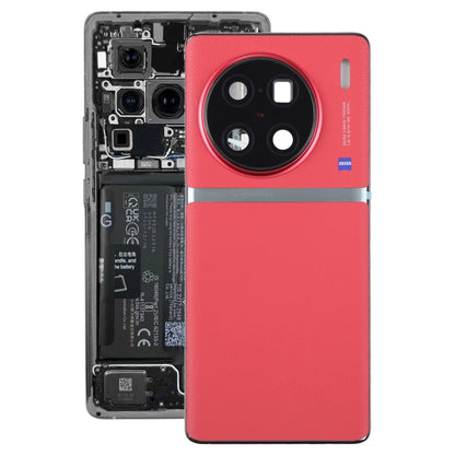 Pour vivo X90 Pro + couvercle arrière de batterie d'origine avec couvercle d'objectif d'appareil photo