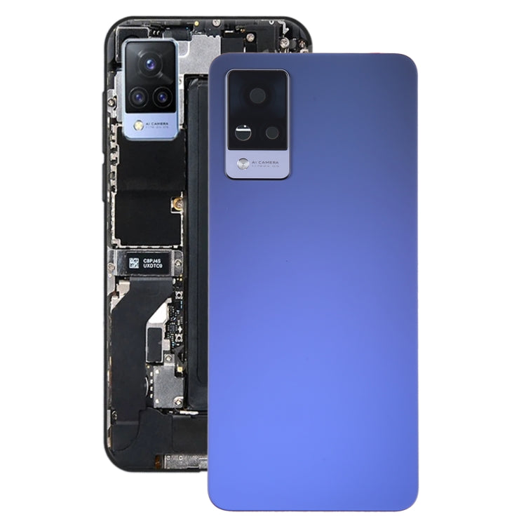 Pour vivo V21 couvercle arrière de batterie d'origine avec couvercle d'objectif de caméra, For vivo V21, For vivo V21(Original)