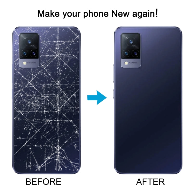 Pour vivo V21 couvercle arrière de batterie d'origine avec couvercle d'objectif de caméra, For vivo V21, For vivo V21(Original)