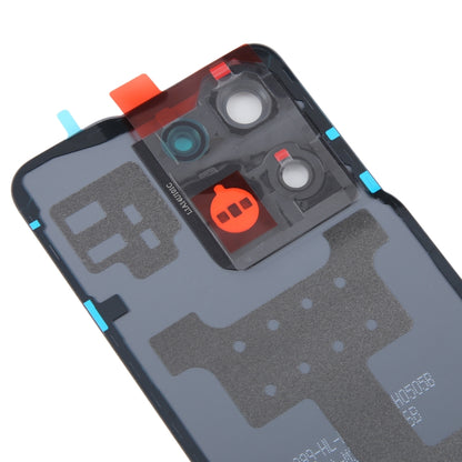 Pour OPPO Reno8 5G couvercle arrière de batterie d'origine avec couvercle d'objectif de caméra