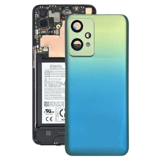 Pour OnePlus Nord CE 2 Lite 5G Couvercle arrière de batterie d'origine avec couvercle d'objectif d'appareil photo