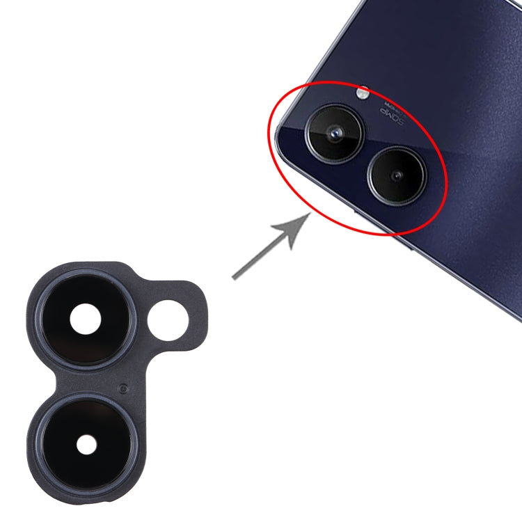 Pour Realme 10 couvercle d'objectif d'appareil photo d'origine