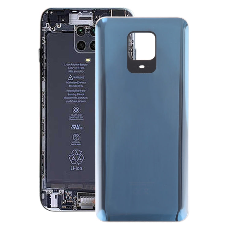 Pour Xiaomi Redmi Note 9S Couvercle arrière de la batterie en verre OEM