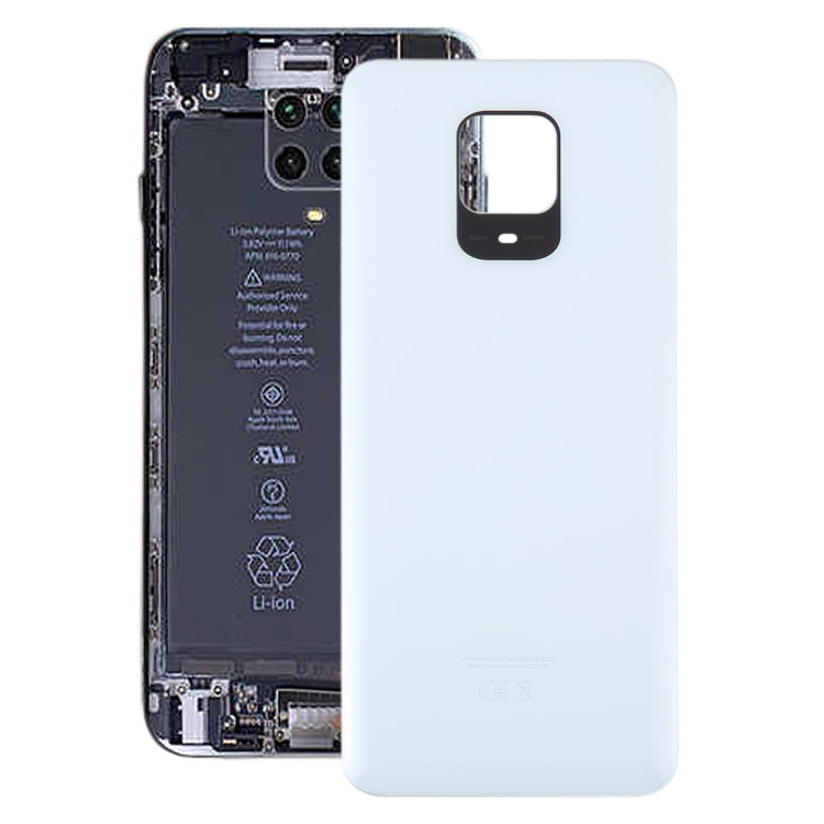 Pour Xiaomi Redmi Note 9S Couvercle arrière de la batterie en verre OEM