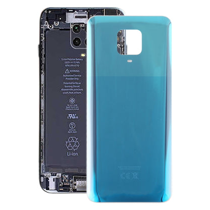 Pour Xiaomi Redmi Note 9 Pro Couvercle arrière de la batterie en verre OEM