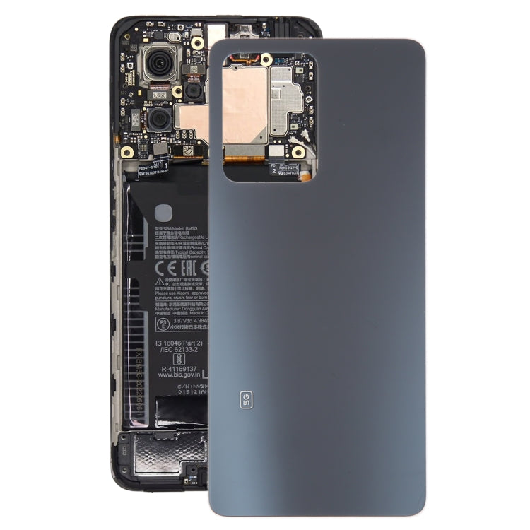 Pour Xiaomi Redmi Note 12 Pro Couverture arrière de la batterie en verre