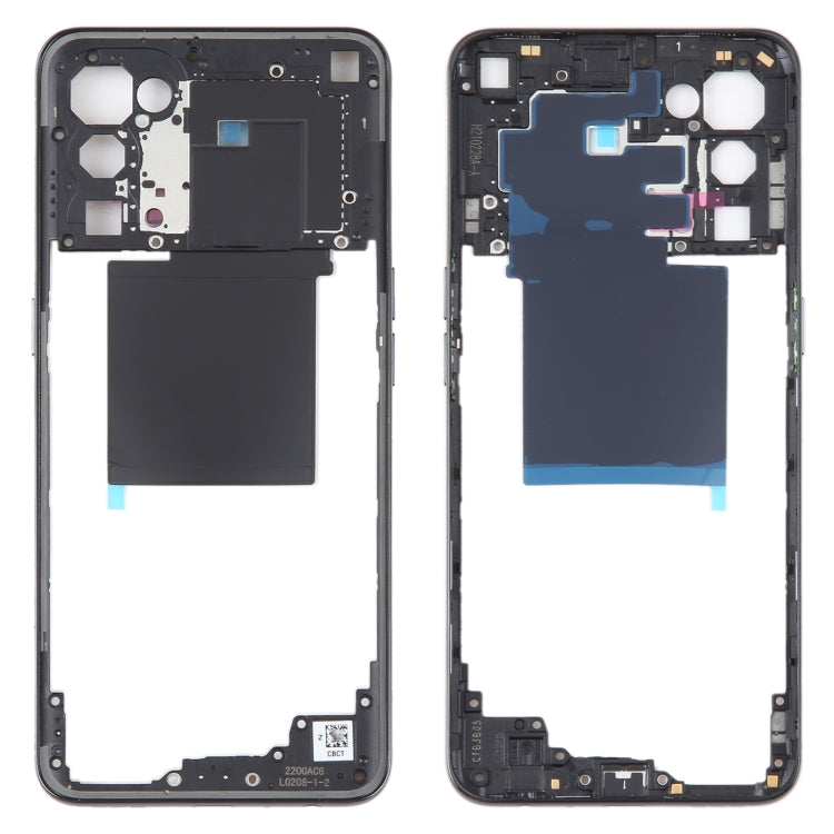 Pour OPPO Find X3 Lite plaque de lunette de cadre moyen d'origine