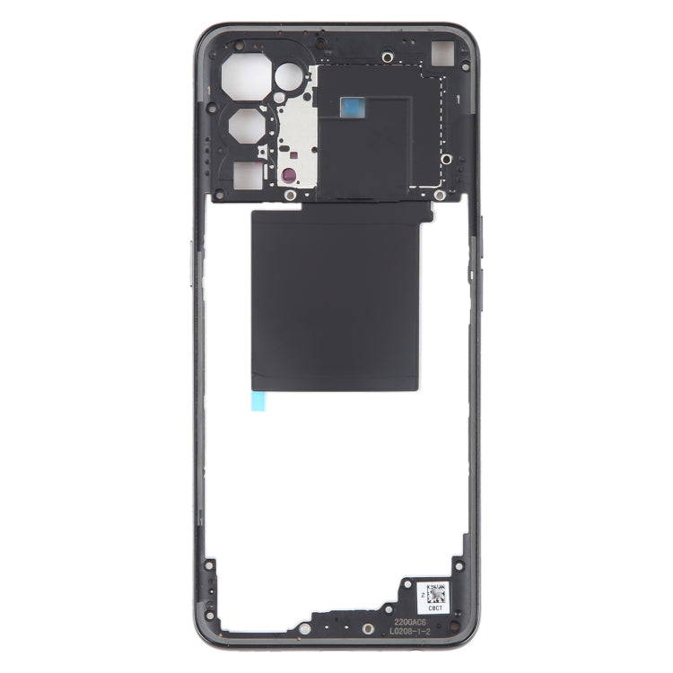 Pour OPPO Reno5 5G plaque de lunette de cadre moyen d'origine