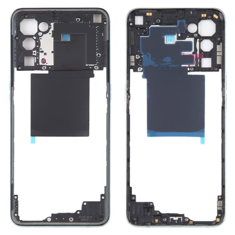 Pour OPPO Reno5 5G plaque de lunette de cadre moyen d'origine