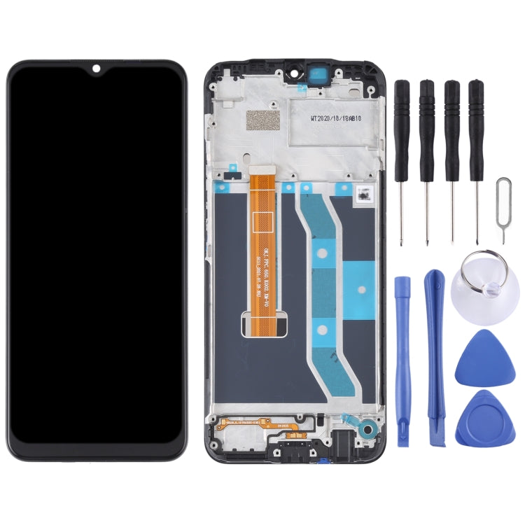 Écran LCD d'origine et numériseur complet avec cadre pour OPPO Realme C15 RMX2180 (version Qualcomm)