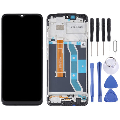 Écran LCD d'origine et numériseur complet avec cadre pour OPPO Realme C15 RMX2180 (version Qualcomm)