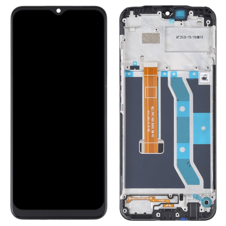 Écran LCD d'origine et numériseur complet avec cadre pour OPPO Realme C15 RMX2180 (version Qualcomm)