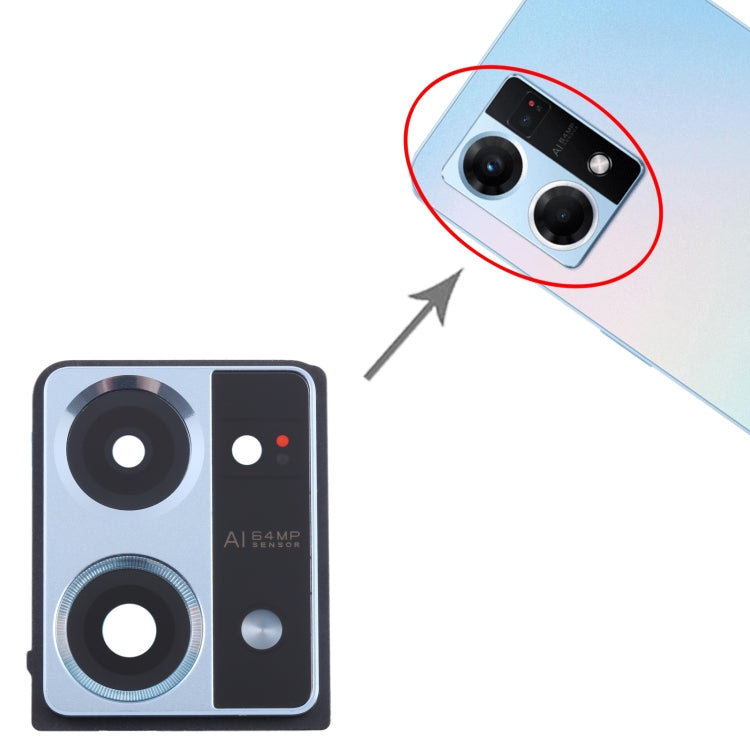 Pour OPPO Reno7 4G couvercle d'objectif d'appareil photo d'origine