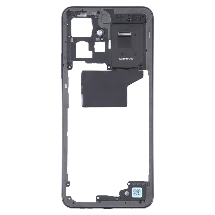 Pour Xiaomi Redmi Note 12 4G plaque de lunette de cadre moyen d'origine