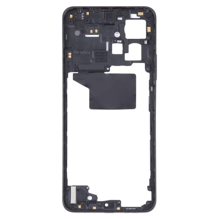 Pour Xiaomi Redmi Note 12 4G plaque de lunette de cadre moyen d'origine