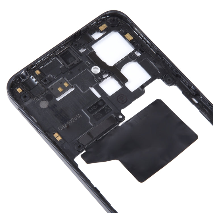 Pour Xiaomi Redmi Note 12 4G plaque de lunette de cadre moyen d'origine
