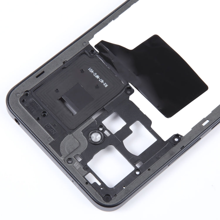 Pour Xiaomi Redmi Note 12 4G plaque de lunette de cadre moyen d'origine