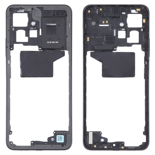Pour Xiaomi Redmi Note 12 4G plaque de lunette de cadre moyen d'origine