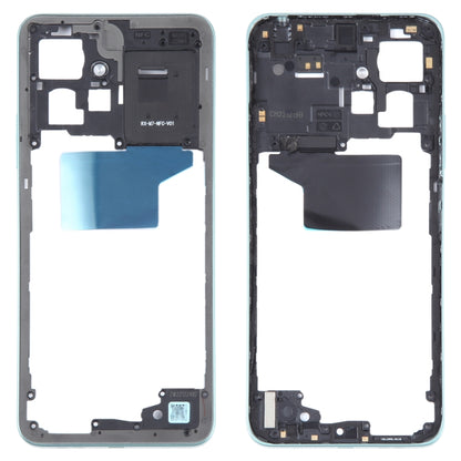 Pour Xiaomi Redmi Note 12 4G plaque de lunette de cadre moyen d'origine