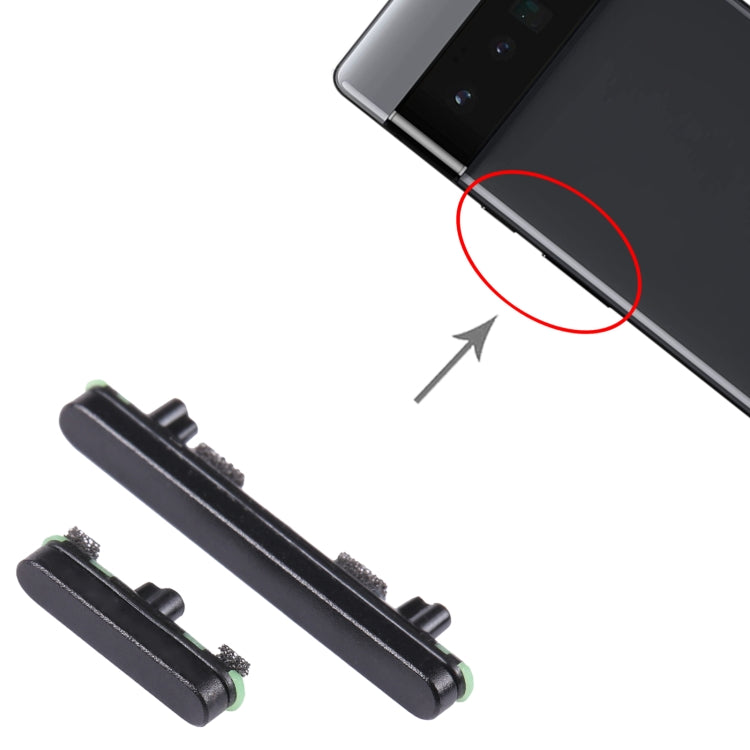 Pour Google Pixel 6 Pro Bouton d'alimentation d'origine + bouton de contrôle du volume
