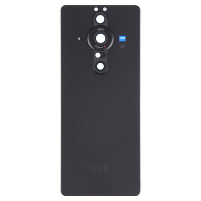 Pour Sony Xperia Pro-I Couvercle arrière de batterie d'origine avec couvercle d'objectif d'appareil photo