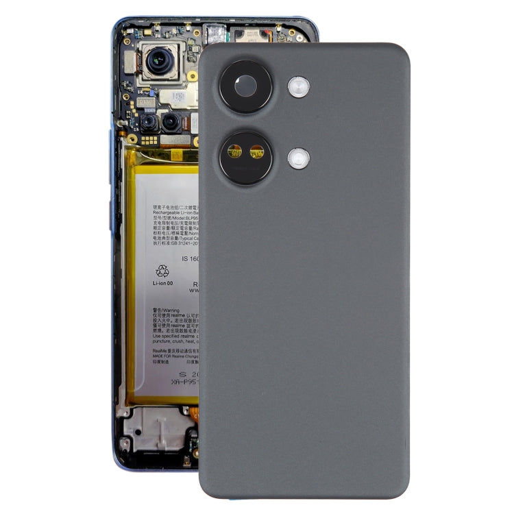 Pour OnePlus Ace 2V couvercle arrière de batterie d'origine avec couvercle d'objectif d'appareil photo