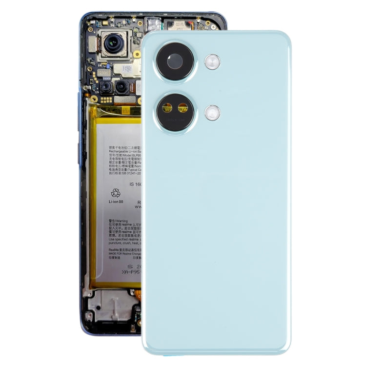 Pour OnePlus Ace 2V couvercle arrière de batterie d'origine avec couvercle d'objectif d'appareil photo