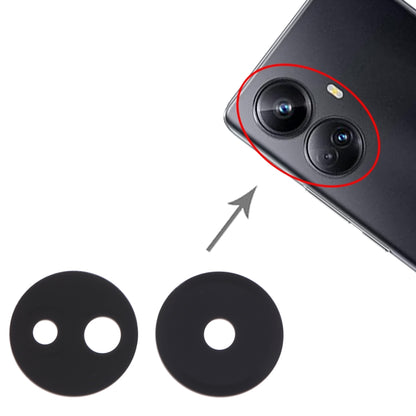 Pour Realme 10 Pro + 10 paires d'objectifs de caméra arrière d'origine, For Realme 10 Pro+ (Original)