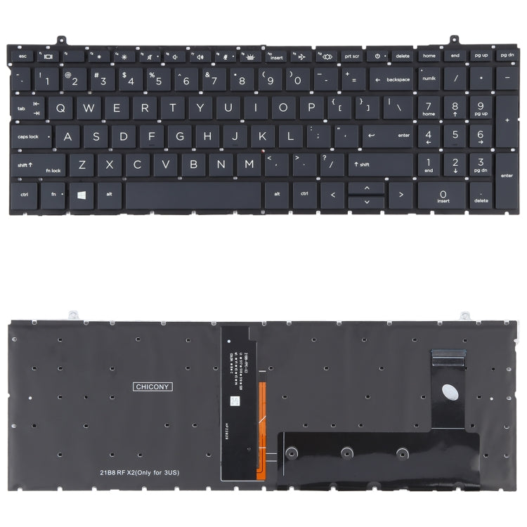 Pour HP ProBook 450 G9 455 G9 455R G9 HSN-Q34C-4 Clavier Version US avec rétroéclairage