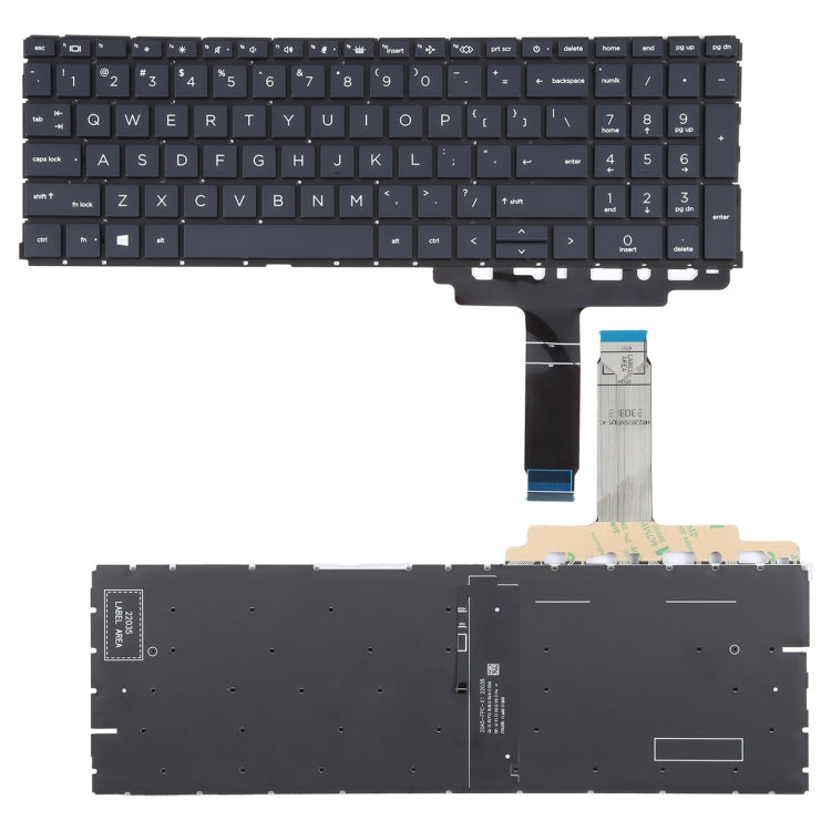 Pour HP ProBook 450 G8 455 G8 455R G8 650 G8 HSN-Q27C HSN-Q31C Version américaine clavier avec rétro-éclairage
