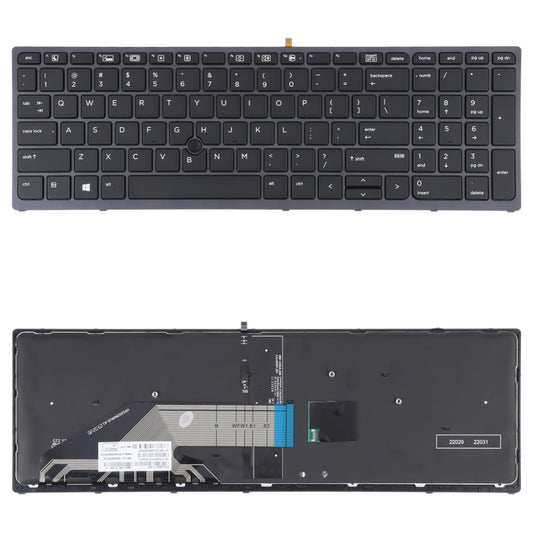 Pour clavier HP ZBOOK 15 G3 17 G3 US Version avec rétroéclairage et pointage