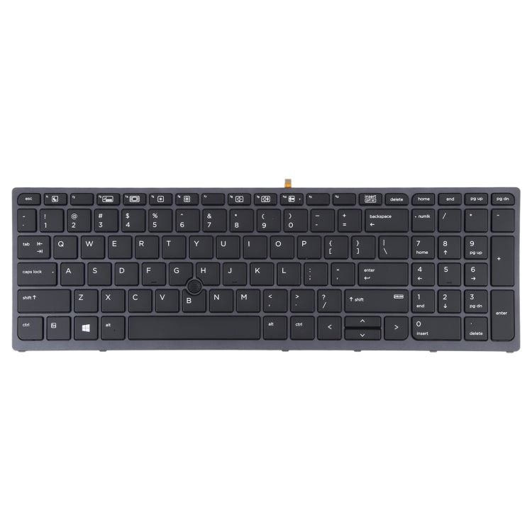 Pour clavier HP ZBOOK 15 G3 17 G3 US Version avec rétroéclairage et pointage
