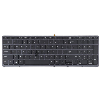 Pour clavier HP ZBOOK 15 G3 17 G3 US Version avec rétroéclairage et pointage