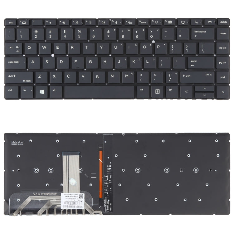 Pour HP EliteBook x360 1040 G5 G4 2H-BAZUKI64312 Clavier Version US avec rétroéclairage