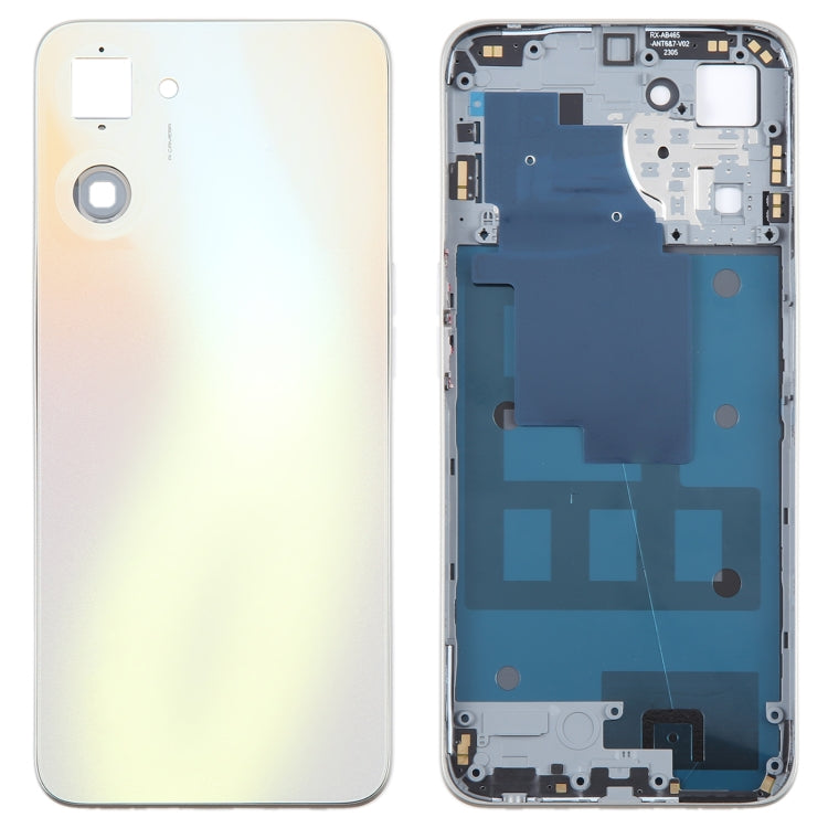 Pour le couvercle arrière de la batterie d'origine Realme V30 avec cadre central