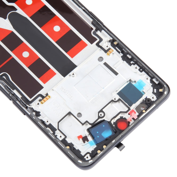 Pour OPPO Reno8 T 5G plaque de lunette de cadre LCD de boîtier avant d'origine
