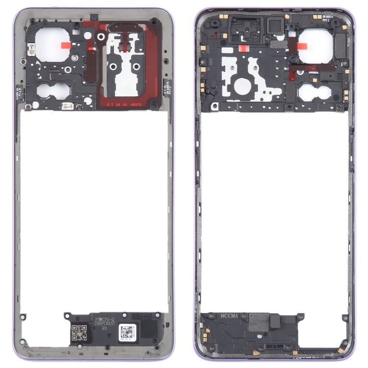 Pour Realme GT Neo5 SE plaque de lunette de cadre moyen d'origine