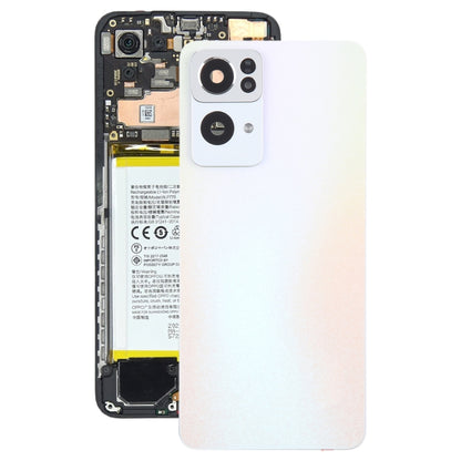 Pour OPPO Reno7 Pro couvercle arrière de batterie d'origine avec couvercle d'objectif d'appareil photo