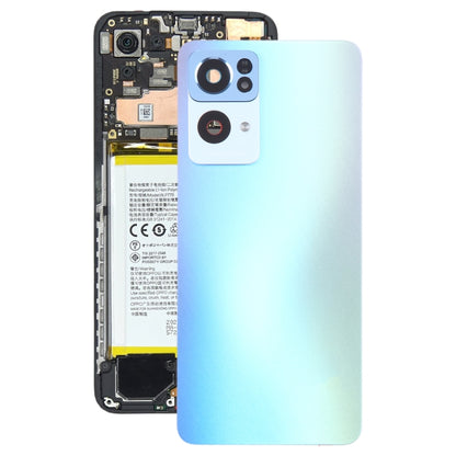 Pour OPPO Reno7 Pro couvercle arrière de batterie d'origine avec couvercle d'objectif d'appareil photo
