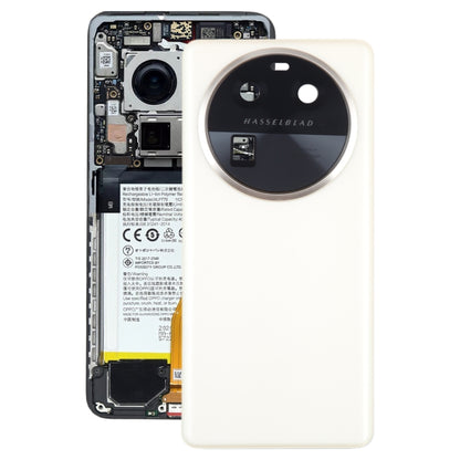 Pour OPPO Find X6 Couvercle arrière de batterie d'origine avec couvercle d'objectif d'appareil photo