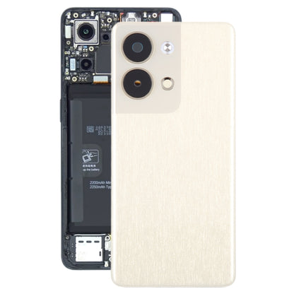 Pour OPPO Reno9 couvercle arrière de batterie d'origine avec couvercle d'objectif d'appareil photo