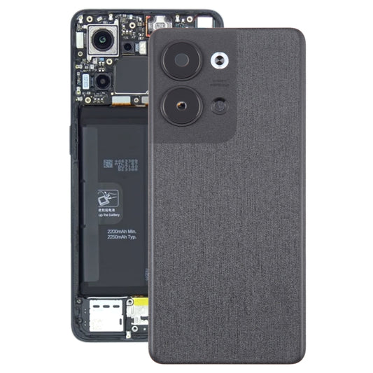 Pour OPPO Reno9 Pro couvercle arrière de batterie d'origine avec couvercle d'objectif d'appareil photo