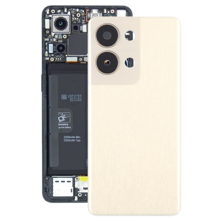 Pour OPPO Reno9 Pro couvercle arrière de batterie d'origine avec couvercle d'objectif d'appareil photo