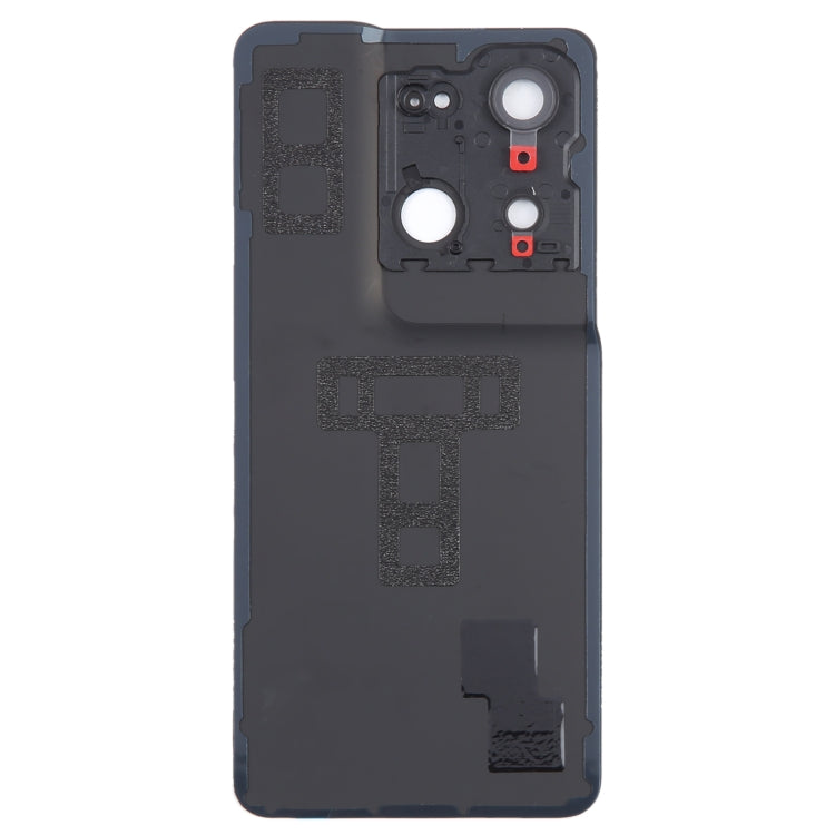 Pour OPPO Reno8 Pro + couvercle arrière de batterie d'origine avec couvercle d'objectif d'appareil photo