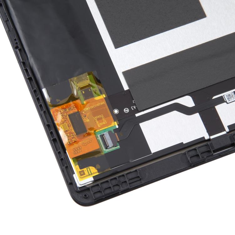 Écran LCD pour Huawei MediaPad M5 Lite 10.1 BAH2-W19/BAH2-L09 numériseur assemblage complet avec cadre