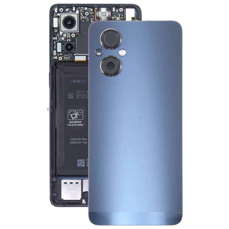 Pour OnePlus Nord N20 couvercle arrière de batterie d'origine avec couvercle d'objectif d'appareil photo